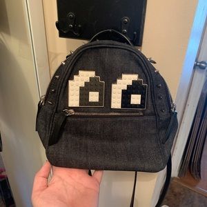 les petits joueurs denim women’s mini backpack